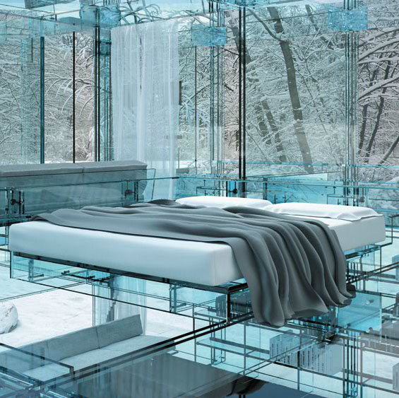 Glass Houses Showcase A Line of Glass Furniture