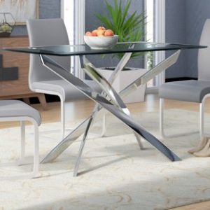 Glass Dining Table Base Only | Wayfair