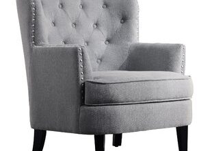 Grey And Tan Accent Chair | Wayfair