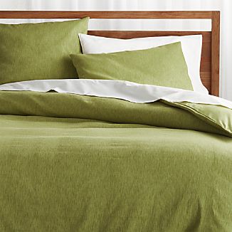 Green Bedding | Crate and Barrel