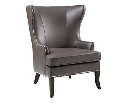 Amazon.com: Sunpan Modern Royalton Leather Armchair, 35