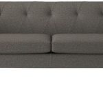 avec tufted grey sofa + Reviews | CB2
