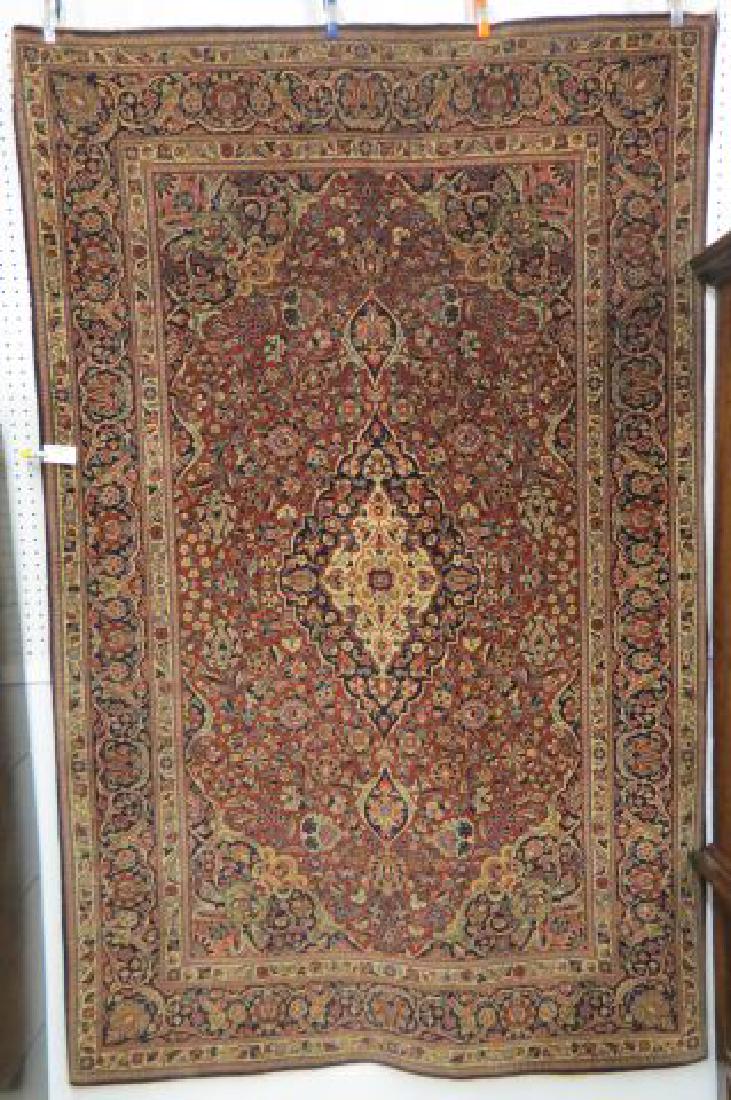 Pair of Kashan Persian Handmade Rugs,