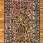 Amazon.com: Tabriz Elegant Handmade Rugs 3x5 Yellow Carved