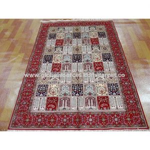 China Indian silk home textile handmade rugs and carpets made in
