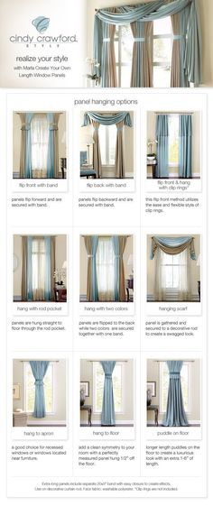 103 Best Curtain hanging images | Blinds, Window treatments, Windows