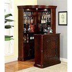 Amazon.com - Furniture of America Myron Traditional Corner Home Bar