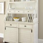 Amazon.com - Steve Silver Cayla Buffet with Hutch in Antique White