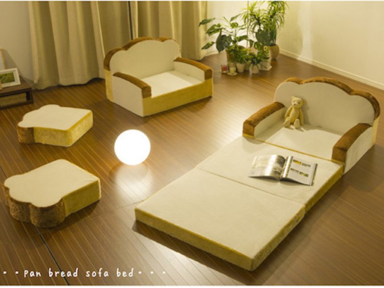 A Japanese furniture company came out with an adorable bread sofa