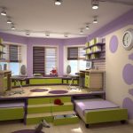 Space Saving Kids Bedroom Furniture Design Layout | Furniture