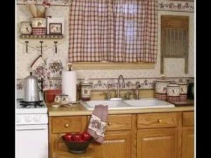 Country kitchen curtains design decorating ideas - YouTube