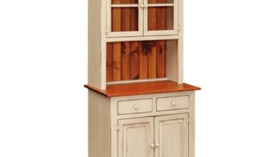Small Kitchen Hutch - Peaceful Valley Amish Furniture