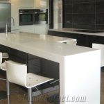 Corian Solid Surface Kitchen Tops, White Stone Kitchen Countertops