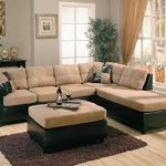 Amazon.com: Harlow Right L-Shaped Two Tone Sectional Sofa by Coaster