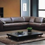 Red leather sectional | L shaped sectional sofas | Red leather sofa