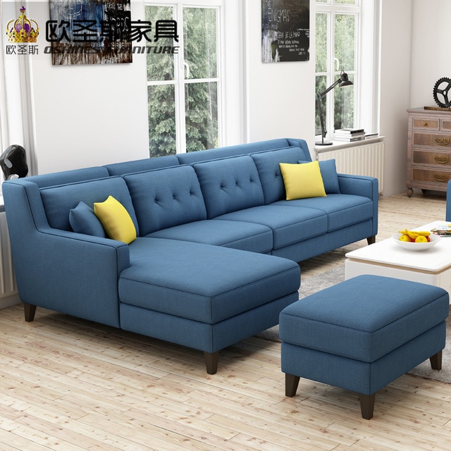 New arrival American style simple latest design sectional l shaped