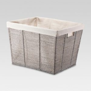 Gray Rectangular Laundry Basket - Threshold™ : Target