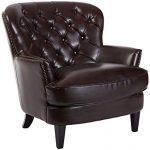 Amazon.com: Best Selling Tufted Brown Leather Club Chair: Kitchen