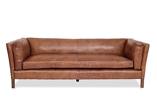 Amazon.com: Edloe Finch Modern Leather Sofa - Mid Century Modern