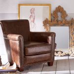 Irving Leather Armchairs & Ottomans | Pottery Barn