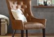 Hayes Tufted Leather Armchair | Pottery Barn
