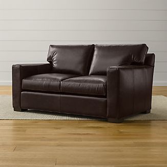 Leather Loveseats | Crate and Barrel