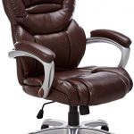 Amazon.com: Flash Furniture High Back Brown Leather Executive Swivel