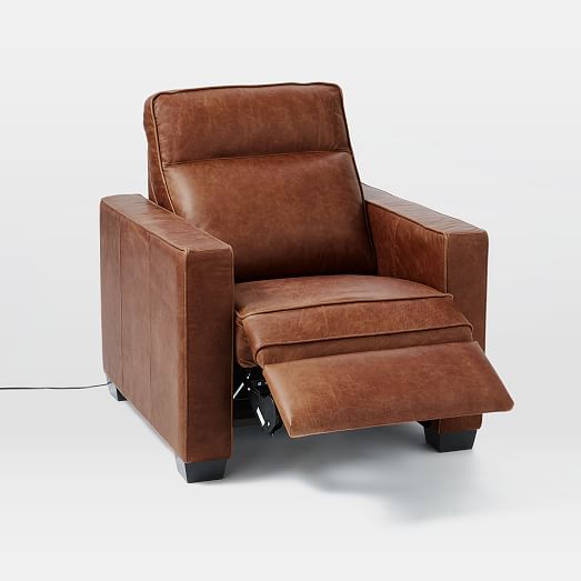 Henry® Leather Power Recliner Chair | west elm