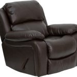 Amazon.com: Flash Furniture Brown Leather Rocker Recliner: Kitchen