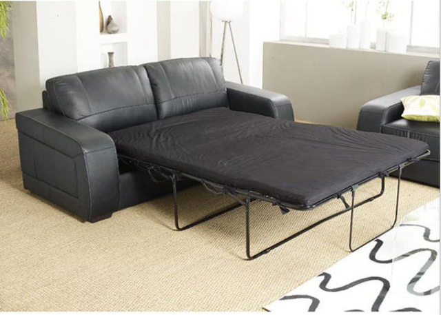 Living Room Sofa bed minimalist modern sofa / sofabed real genuine