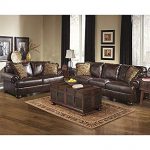 Amazon.com: Ashley Furniture Axiom 2 Piece Leather Sofa Set in
