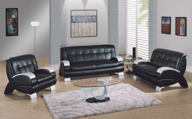 15 Classy Leather Sofa Set Designs