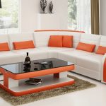 Modern design high quality leather sofa 0413 F3002B-in Living Room