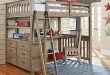 Amazon.com: NE Kids Highlands Full Loft Bed with Desk in Driftwood