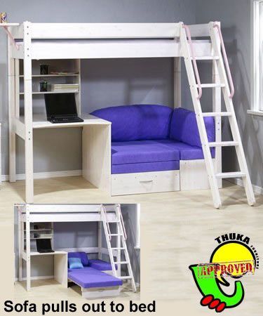 loft bed with couch and desk - Google Search u2026 | Wish list in 2019u2026