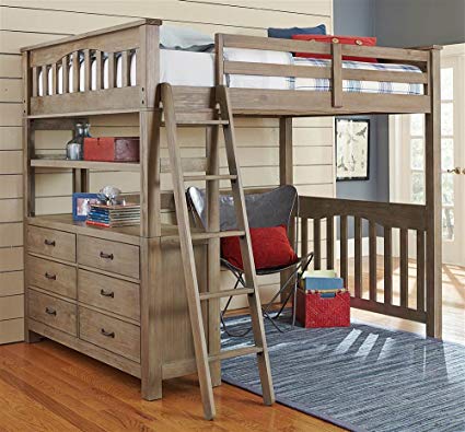Amazon.com: NE Kids Full Loft Bed: Kitchen & Dining