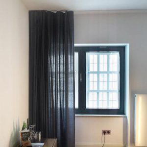 Antwerp - Oyster - extra long curtains, 100% belgian linen, by Loft