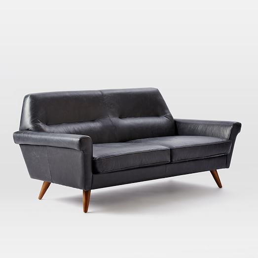 Denmark Leather Loveseat (66
