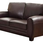 Amazon.com: Homelegance 9734DB-2 Upholstered Loveseat Bonded Leather