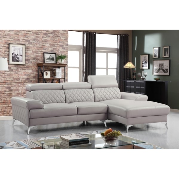 Shop Best Quality Furniture Modern Leather Sectional Loveseat Set