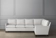 Addison 2-Piece L-Shaped Loveseat Sectional with Nailheads, Right