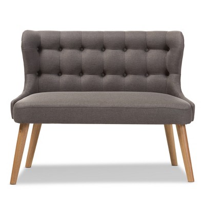 Melody Mid - Century Modern Fabric And Natural Wood Finishing 2