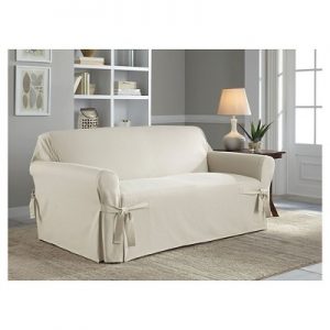 Relaxed Fit Duck Furniture Loveseat Slipcover - Serta : Target
