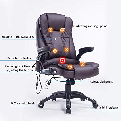 Amazon.com: Home Office Computer Desk Massage Chair Executive