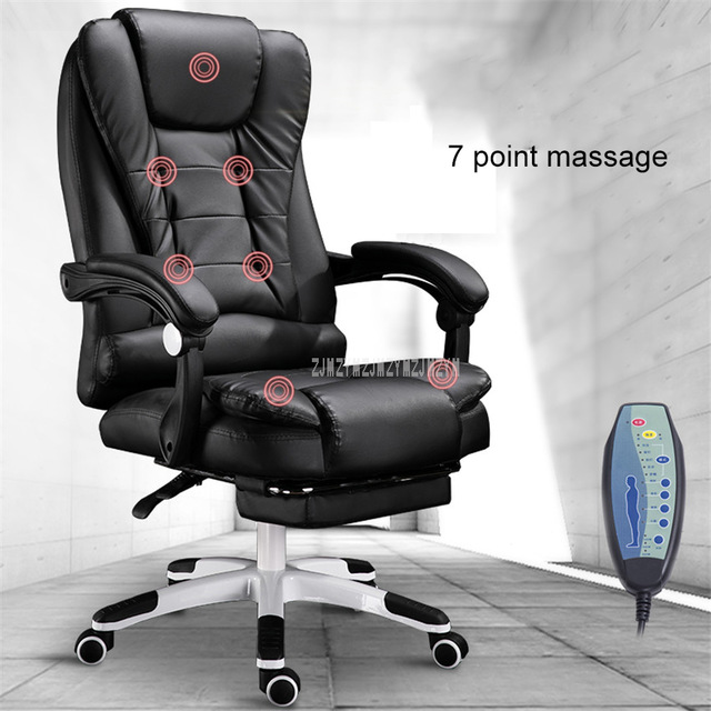 Home Office Computer Desk Boss Massage Chair With Footrest Armrest