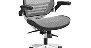 Amazon.com: Modway Edge All Mesh Office Chair With Flip-Up Arms In