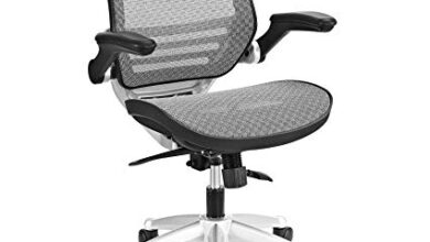 Amazon.com: Modway Edge All Mesh Office Chair With Flip-Up Arms In