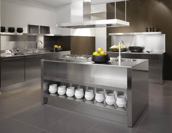 16 Metal Kitchen Cabinet Ideas | Home Design Lover