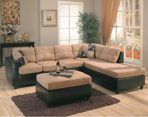 The Elegant Wildon Home Bailey Microfiber Sectional Sofa