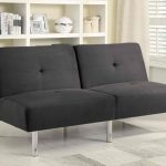 Coaster Contemporary Microfiber Sofa Bed with Split Back in Brown